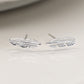 Dainty Sterling Silver Feather Stud Earrings | Mini Gift | Cracker Filler