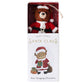 Here Comes Santa Claus | Hanging Little Felt Bear Christmas Ornament | Mini Gift