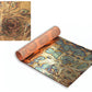 3 Blue Gold Annealed Metal Foil Leaf Squares for Adults Gilding Crafts