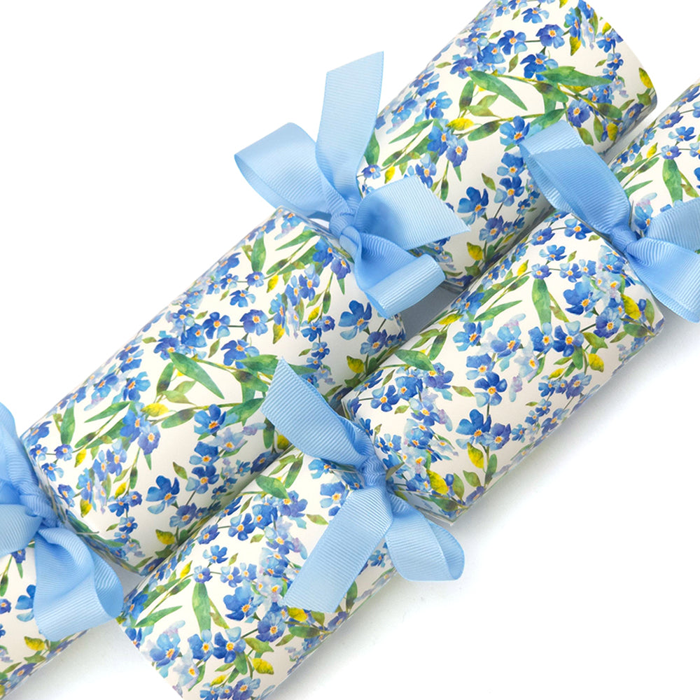 Watercolour Forget-Me-Nots Flower | Cracker Making Craft Kit | Make & Fill Your Own