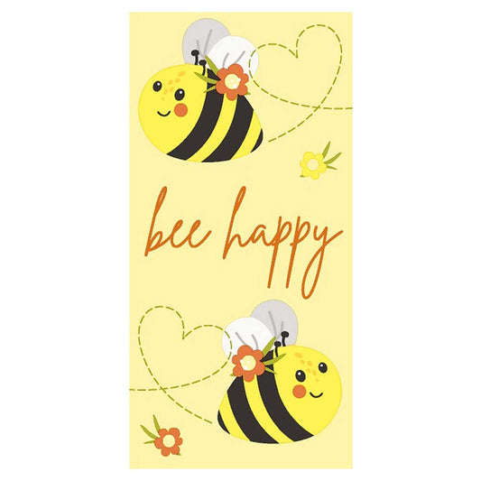 Bee Happy | Pocket Size Tissue Pack | Little Gift | Cracker Filler