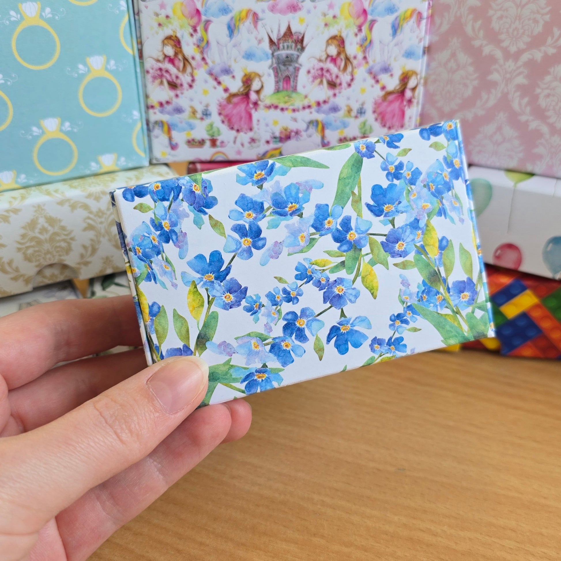 Fairytale Princess | Little Gift Box | Soap Bar Sized | Single or 6 Boxes | 57x88x30mm