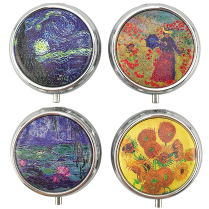 Expressionist Art Style Little Pill Box | Single | Mini Gift | Cracker Filler