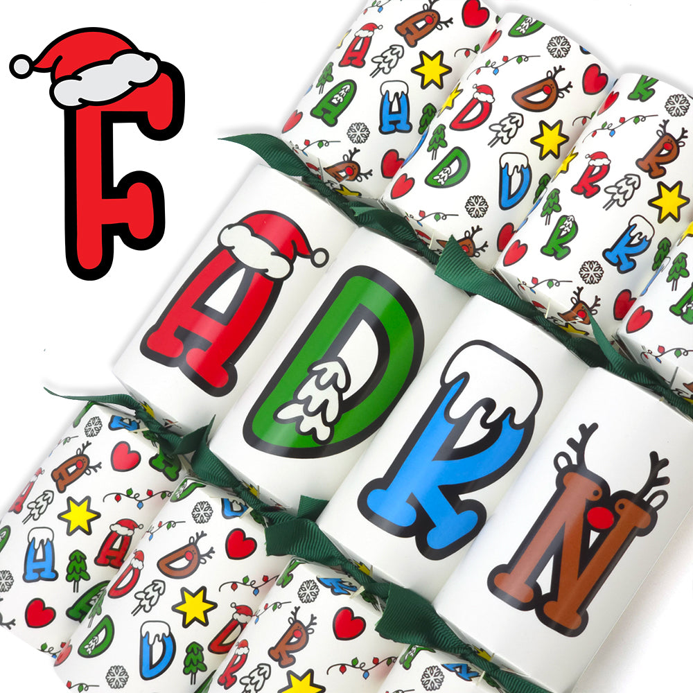 Letters A to Z | Single Christmas Cracker Making Craft Kit | Funtime Design