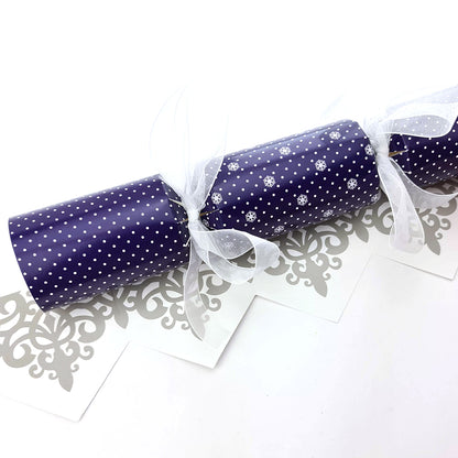 Dotty Snowflake | Christmas Cracker Making Craft Kit | Make & Fill Your Own