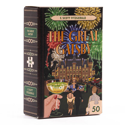 Retro Book Style Mini Jigsaw Puzzles | 50 Pcs | Little Gift | Cracker Filler
