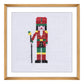 Christmas Nutcracker | Complete Mini Cross Stitch Kit | 13cm Square