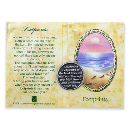 Christian Faith | Metal Pocket Token & Prayer Card | Cracker Filler Gift