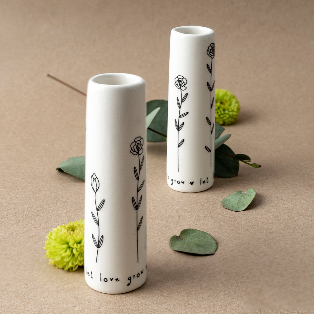 Let Love Grow | Little Bud Vase | Mini Gift | Cracker Filler