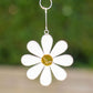 White Daisy | Hanging Glass Suncatcher | Pretty Gift for Ladies