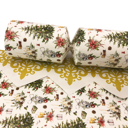 Watercolour Traditional Christmas | SNAPLESS Cracker Making Craft Kit | Makes 6