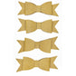 Glitter Gold | 3D Paper Dior Bow Embellishment | Set of 4 | 8cm Wide