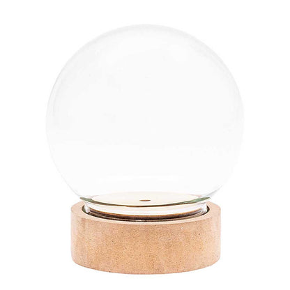 Glass Globe or Dome Shaped Bell Jar for Crafts | 8, 10 or 13cm Wide