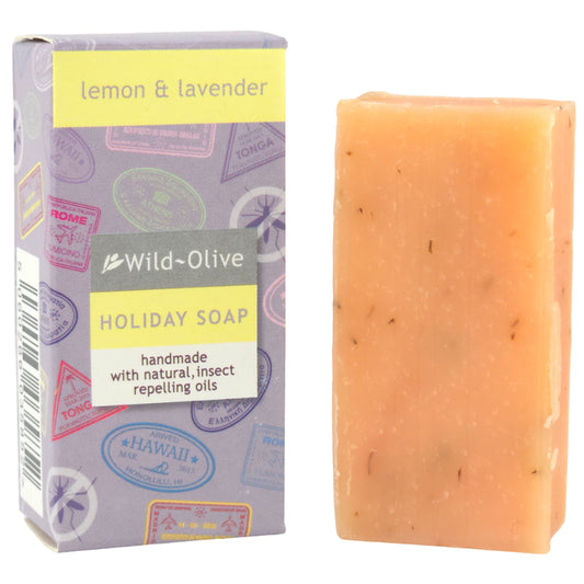 Holiday Soap | Lemon & Lavender | 50g Soap Bar | Mini Gift | Cracker Filler