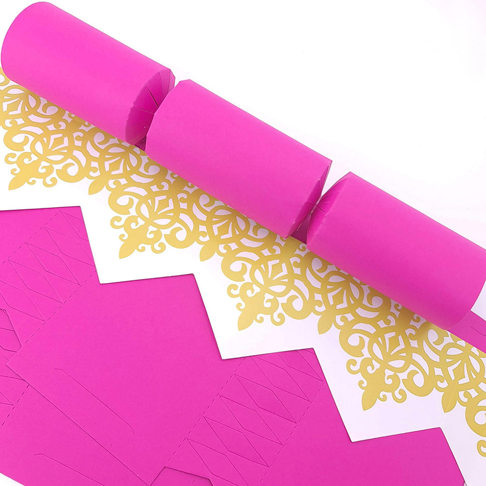 Shocking Pink | Cracker Making DIY Craft Kits | Make Your Own | Eco Recyclable