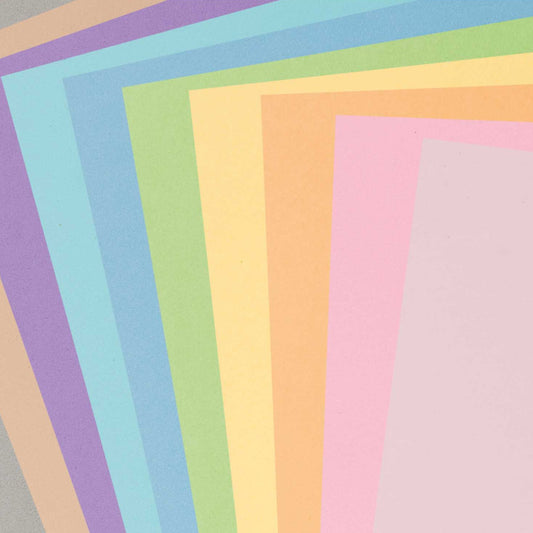 10 Assorted Sheets of A4 Pastel Craft Foam - 2mm Thick
