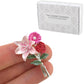 Lily, Gerbera & Rose Brooch | 4cm Tall | Little Gift for Ladies | Cracker Filler