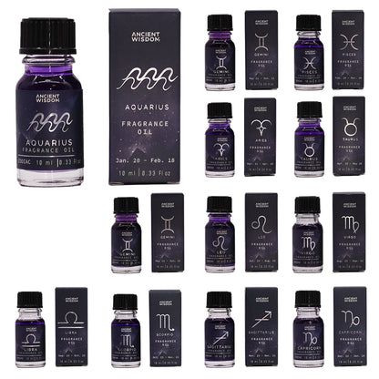 Zodiac Fragrance Oil | Star Signs | 10ml Boxed | Little Gift | Cracker Filler