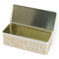 5 Gold Rings & Mistletoe | Long Rectangular Tin | Emma Bridgewater | 24x10.5x8cm