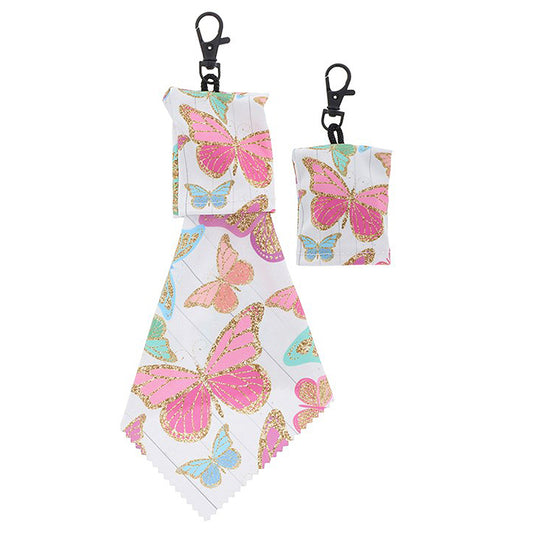 Pretty Butterflies | Pocket Cleaning Cloth | Single | Mini Gift | Cracker Filler