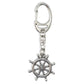 Ship or Boat Wheel | English Pewter 3D Keyring | Little Gift | Cracker Filler