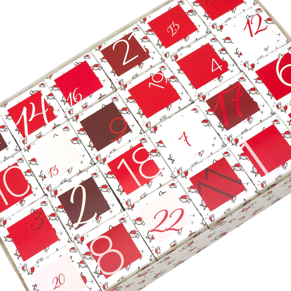 Advent Calendar Making Kit | 24 Cube Boxes & Outer Box | Chirpy Robin