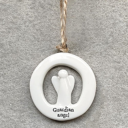 Guardian Angel | Little Porcelain Ornament | Cracker Filler | Little Gift