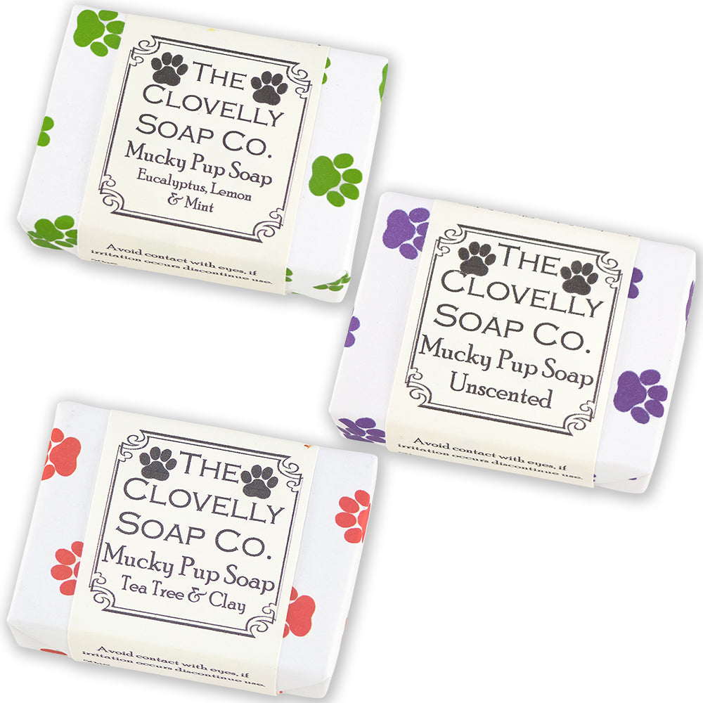 Mucky Pup | Scented or Unscented | Luxury Dog Soap | 50g | Cracker Filler Gift