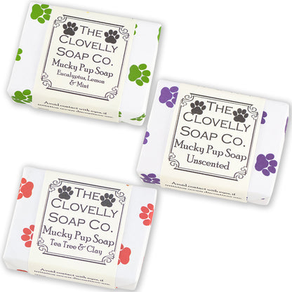 Mucky Pup | Scented or Unscented | Luxury Dog Soap | 50g | Cracker Filler Gift