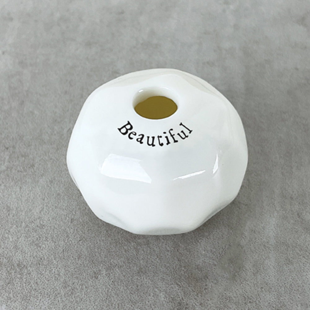 Sentiments | Mini Porcelain Bud Vase | Little Gift | Cracker Filler