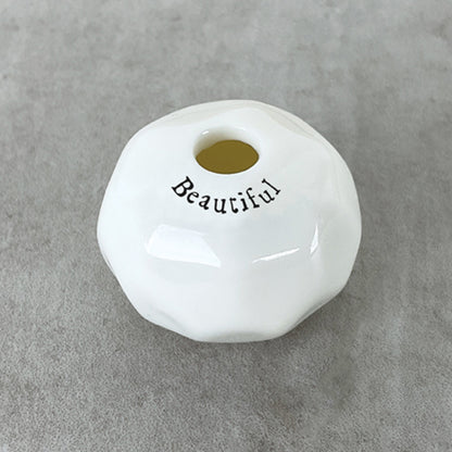 Sentiments | Mini Porcelain Bud Vase | Little Gift | Cracker Filler