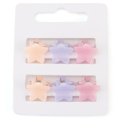 Pretty Pastel Mini Claw Hair Clips for Girls | 6 Pack | Mini Gift | Cracker Filler