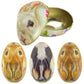 Springtime Bunnies | Two-Part Fillable Tinware Easter Egg | Lovely Gift