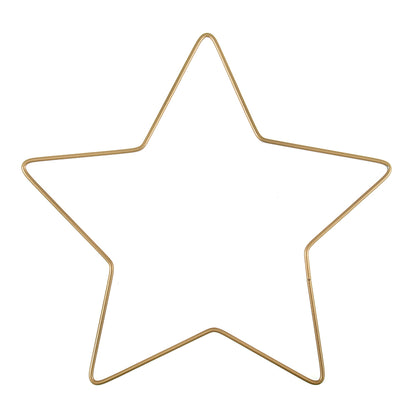 Metal Christmas Star | 20 or 25cm | Gold or Silver | Crafts & Floristry Projects