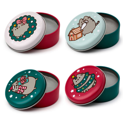 Pusheen Christmas Cat | Lip Balm in Tin | Single | Little Gift | Cracker Filler