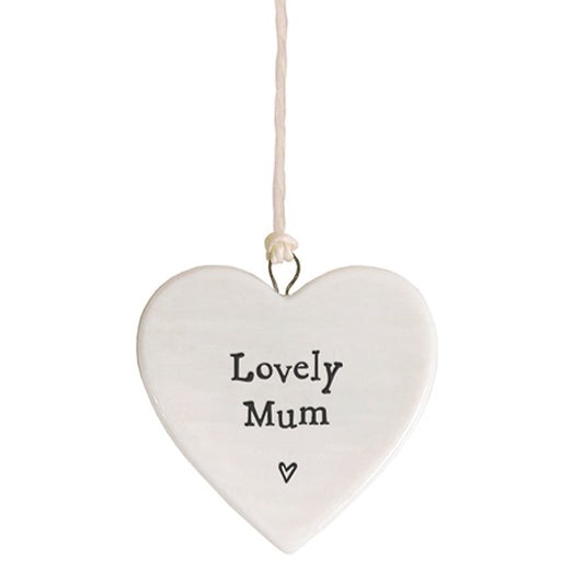 Lovely Mum | Heart | Little Porcelain Ornament | Cracker Filler | Little Gift