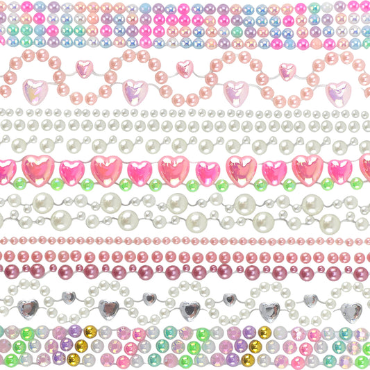 50cm Tape of Pearly Beads | Strip of Stickers for Papercrafts
