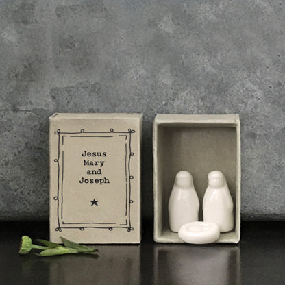 Jesus Mary and Joseph | Porcelain Nativity | Cracker Filler Gift