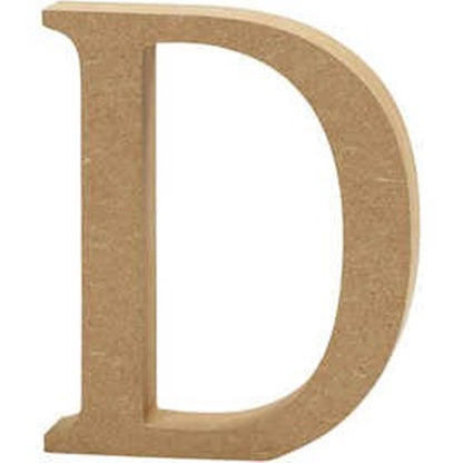 Small 8cm Wooden MDF Letters, Numbers & Symbols | Wood Shapes for Crafts