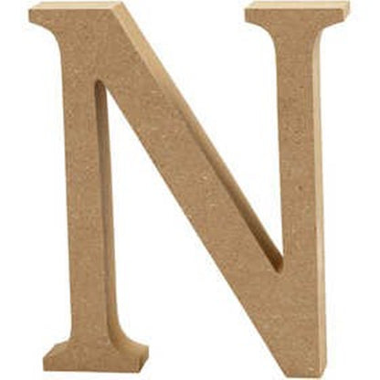 Small 8cm Wooden MDF Letters, Numbers & Symbols | Wood Shapes for Crafts