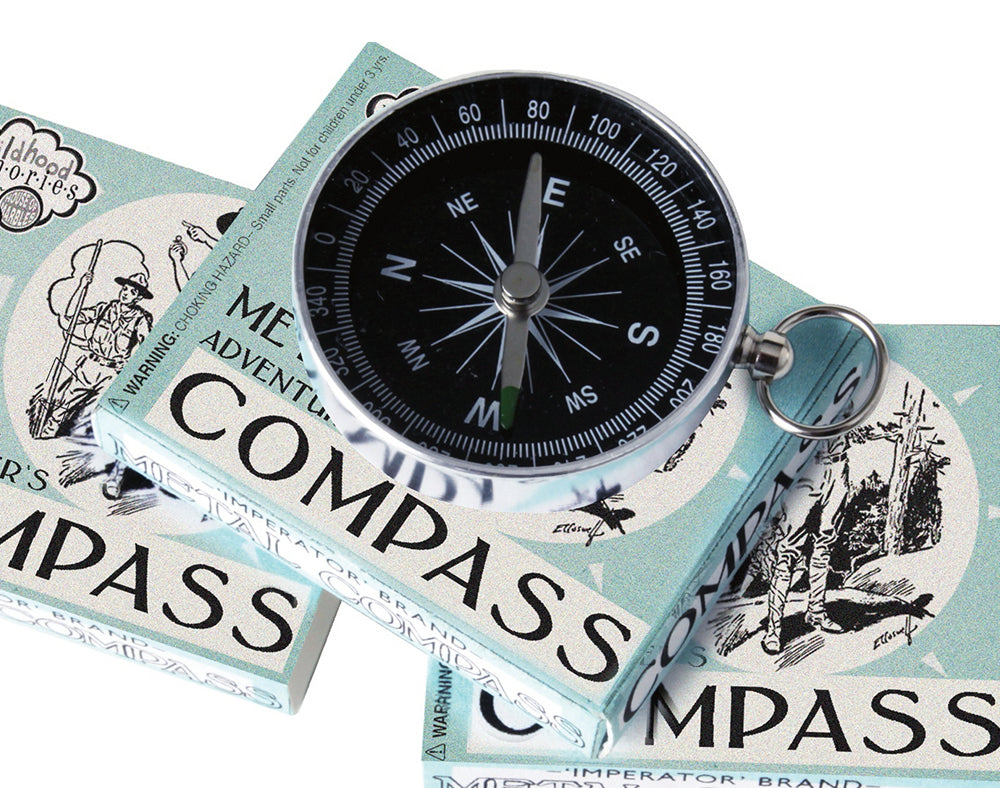 Compass Pot Metal Traditional Metal Compass Toy | Cracker Filler | Mini Gift – Home at ...