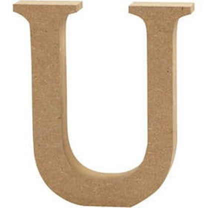 Small 8cm Wooden MDF Letters, Numbers & Symbols | Wood Shapes for Crafts