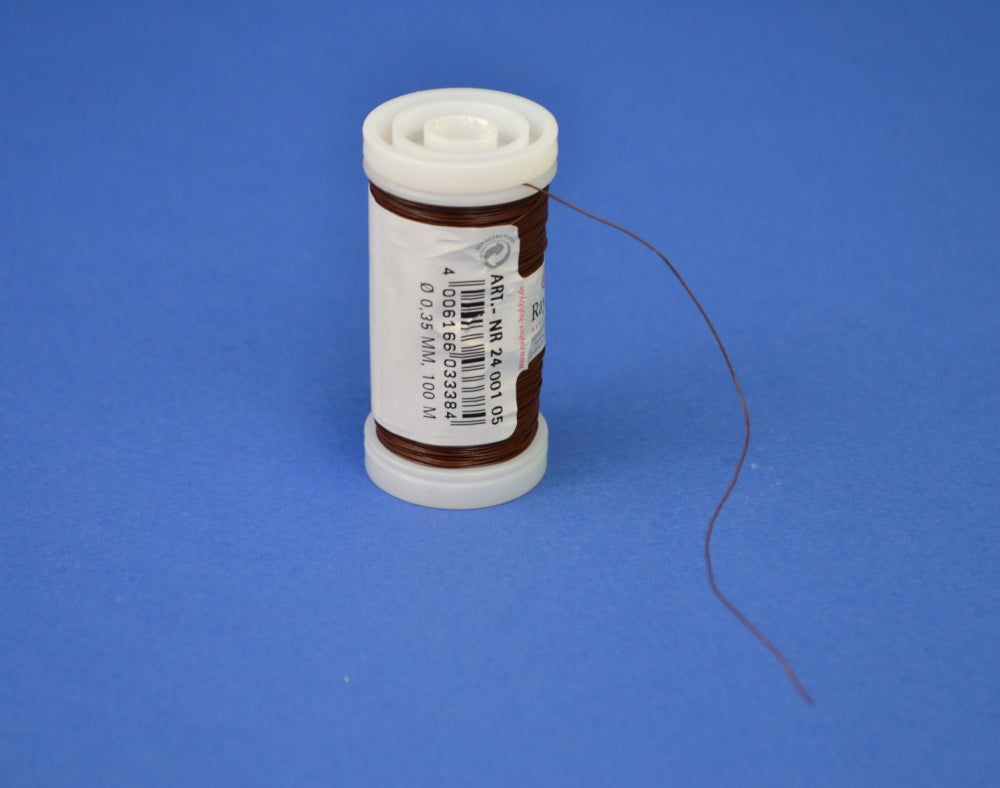 0.35mm Coloured 100m Reel Metal Floristry Wire for Binding & More