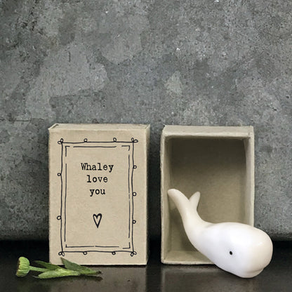 Whaley Love You | Porcelain Whale | Cracker Filler | Little Gift