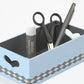 3 Wooden Small Crates with Heart Cut-Out Handles