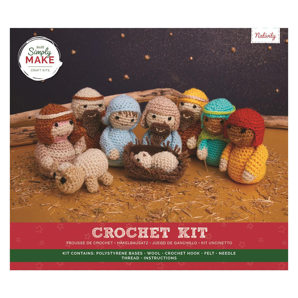 Crochet Your Own Felt Nativity Scene | Christmas Soft Craft Kit