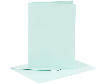 6 Coloured A6 Cards & Envelopes for Card Making Crafts | Card Making Blanks
