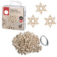 Wooden Bead Classic Star Craft Kit | Christmas Craft