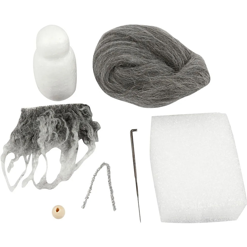Needle Felting Kit for One Christmas Gonk | Christmas Craft
