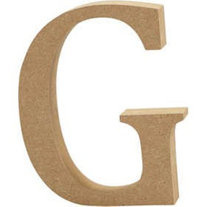 Small 8cm Wooden MDF Letters, Numbers & Symbols | Wood Shapes for Crafts